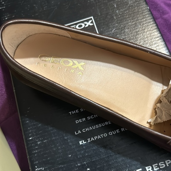 Geox Respira EUC brown suede women's loafer size EU 38 - Picture 12 of 15
